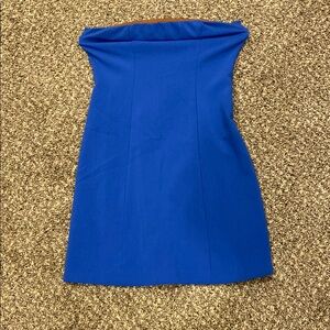 A New Day Strapless Royal Blue Sheath Dress
